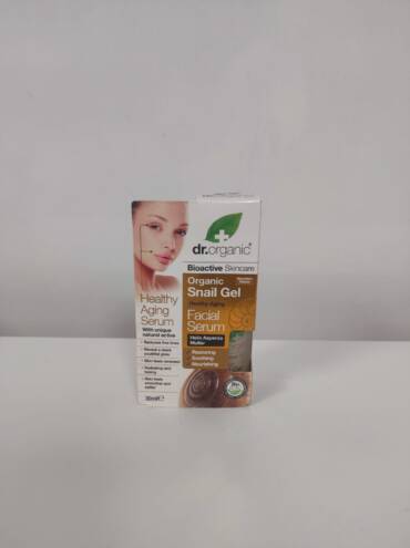 Dr Organic Snail Gel facial serum 370x495